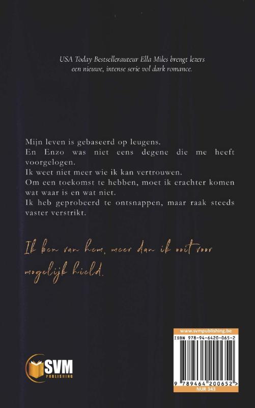 Achterkant van Gevangen door leugens