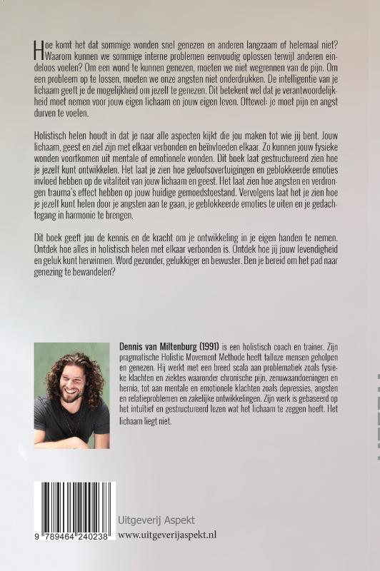 Achterkant van Holistisch Helen, het pad van genezing
