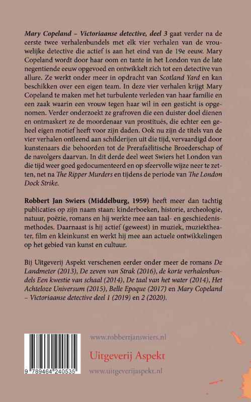 Achterkant van Mary Copeland