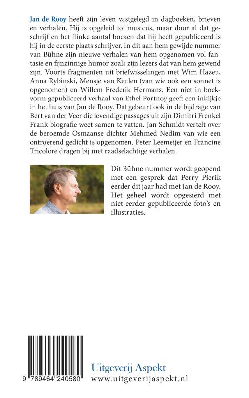 Achterkant van Bühne Special Jan de Rooy