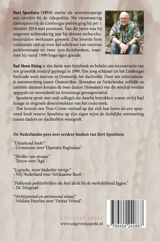 Achterkant van Bad Moon Rising