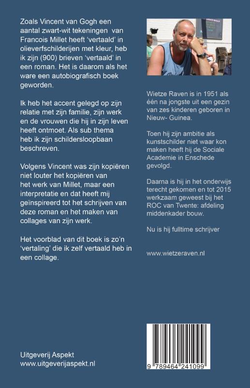Achterkant van Vincent van Gogh