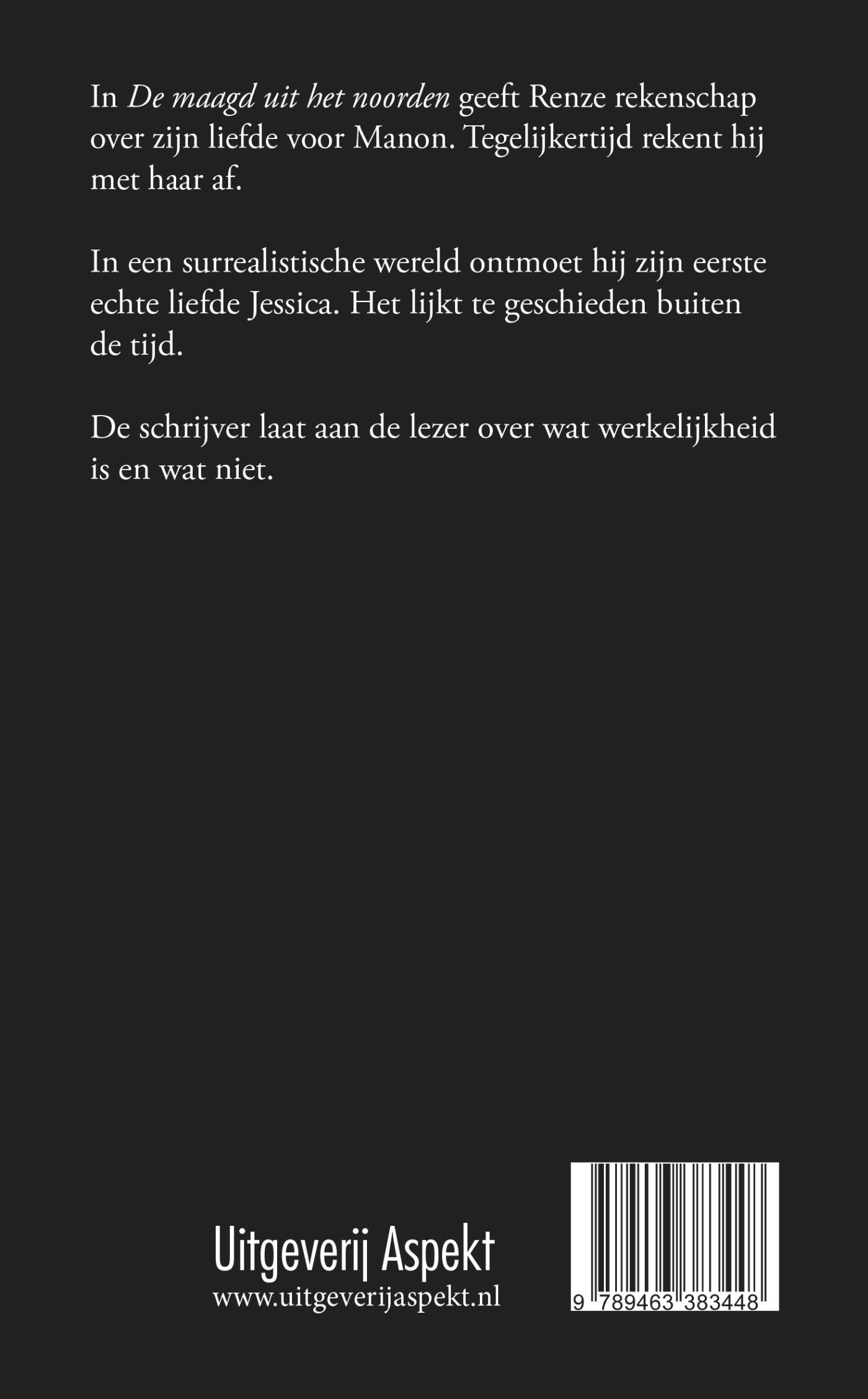 Achterkant van De maagd uit het noorden