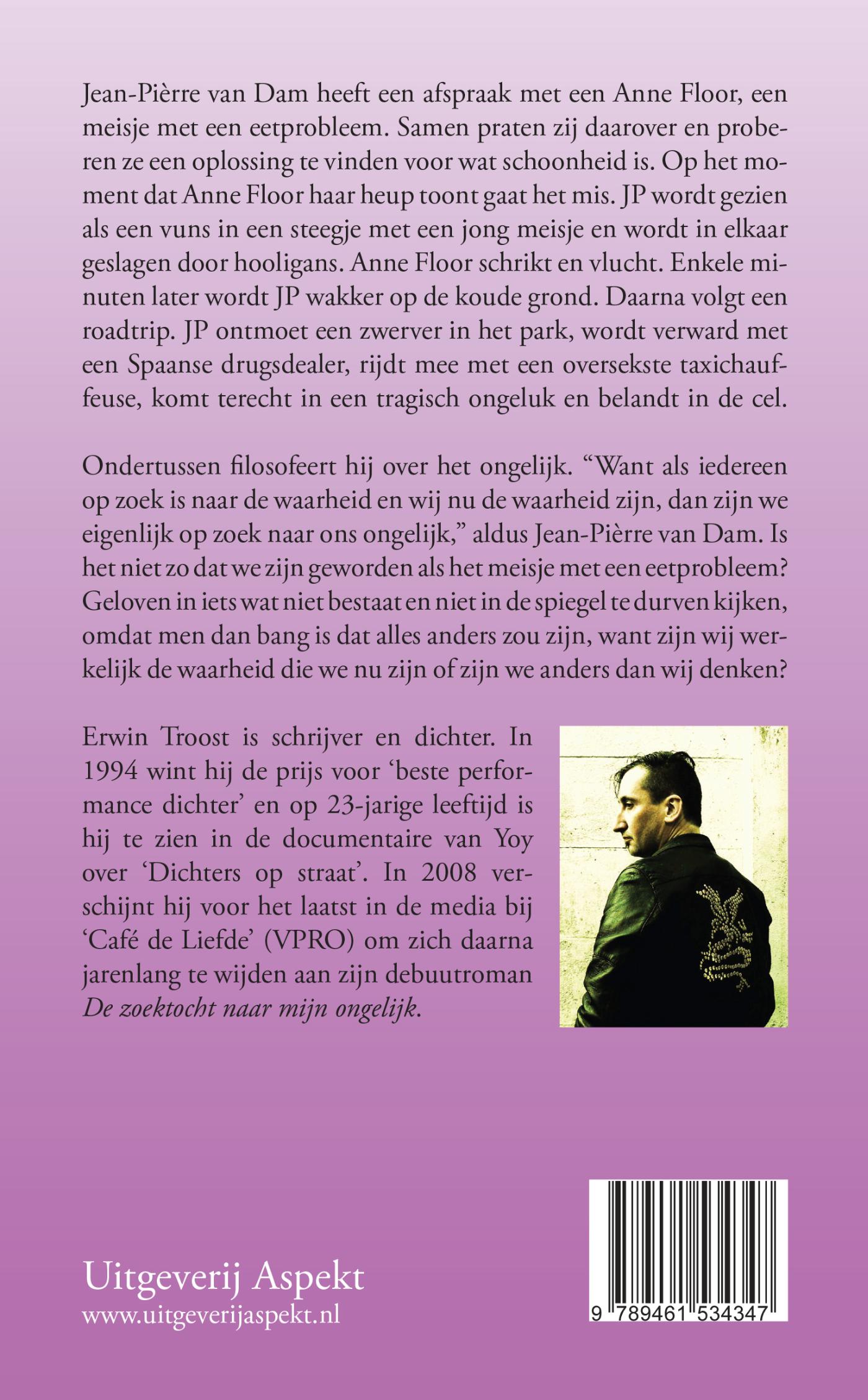 Achterkant van Op zoek naar mijn ongelijk