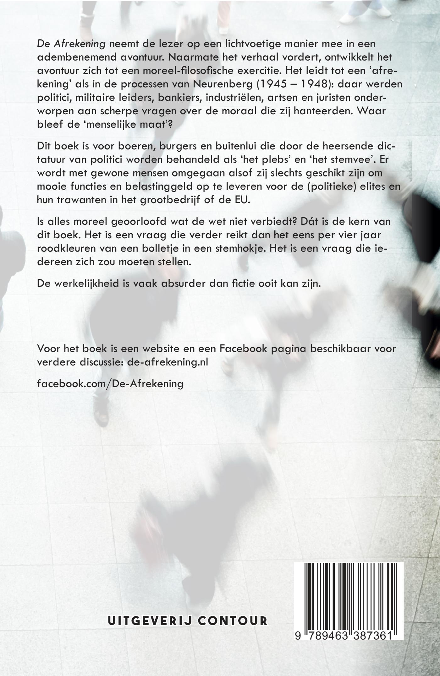 Achterkant van De afrekening