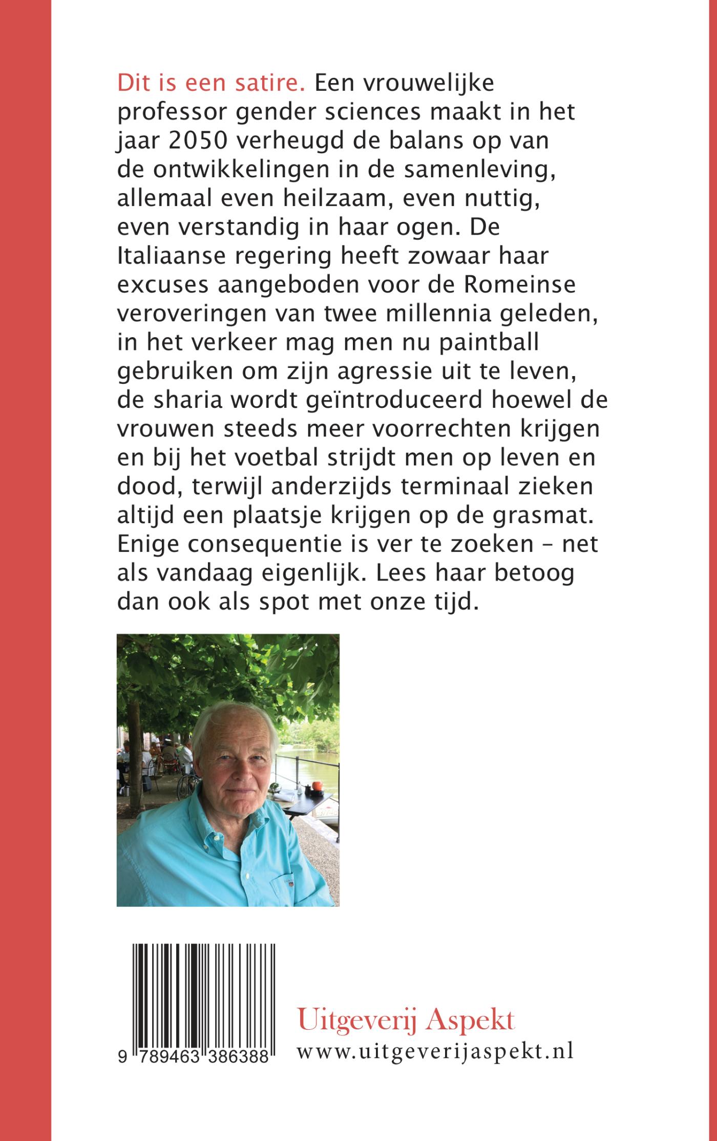 Achterkant van Een heel gelukkig 2050