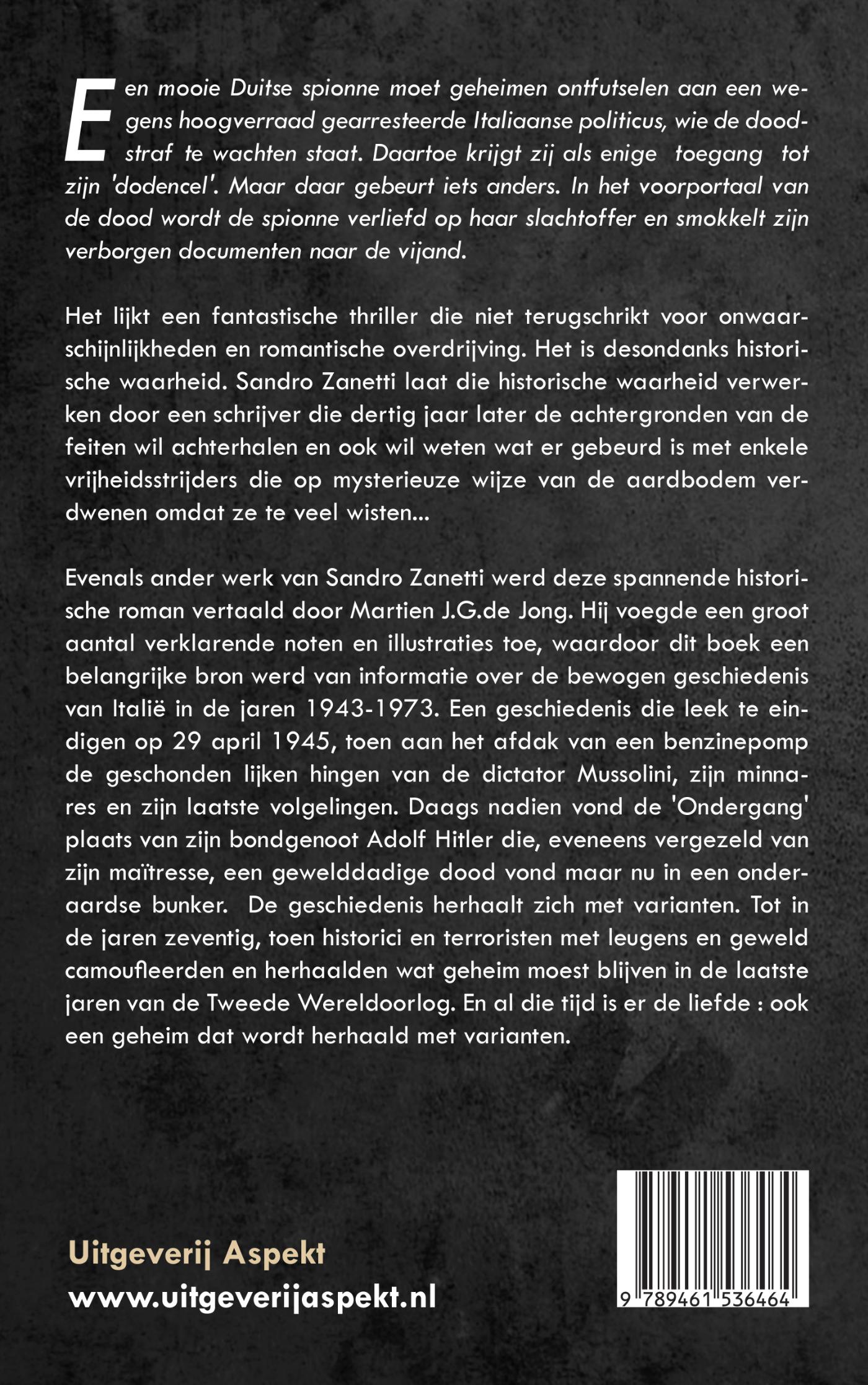 Achterkant van Herhaalde geheimen