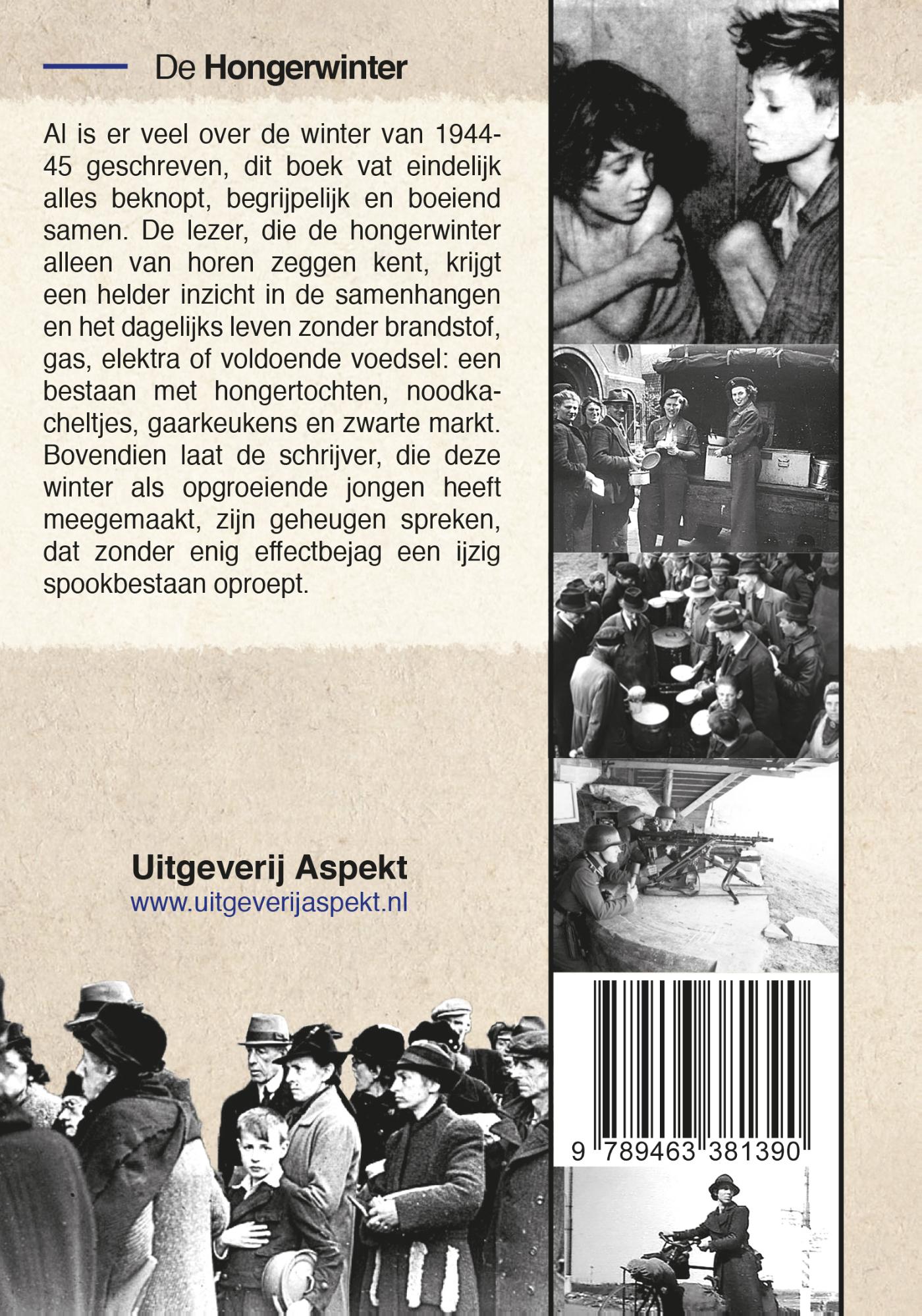 Achterkant van De Hongerwinter