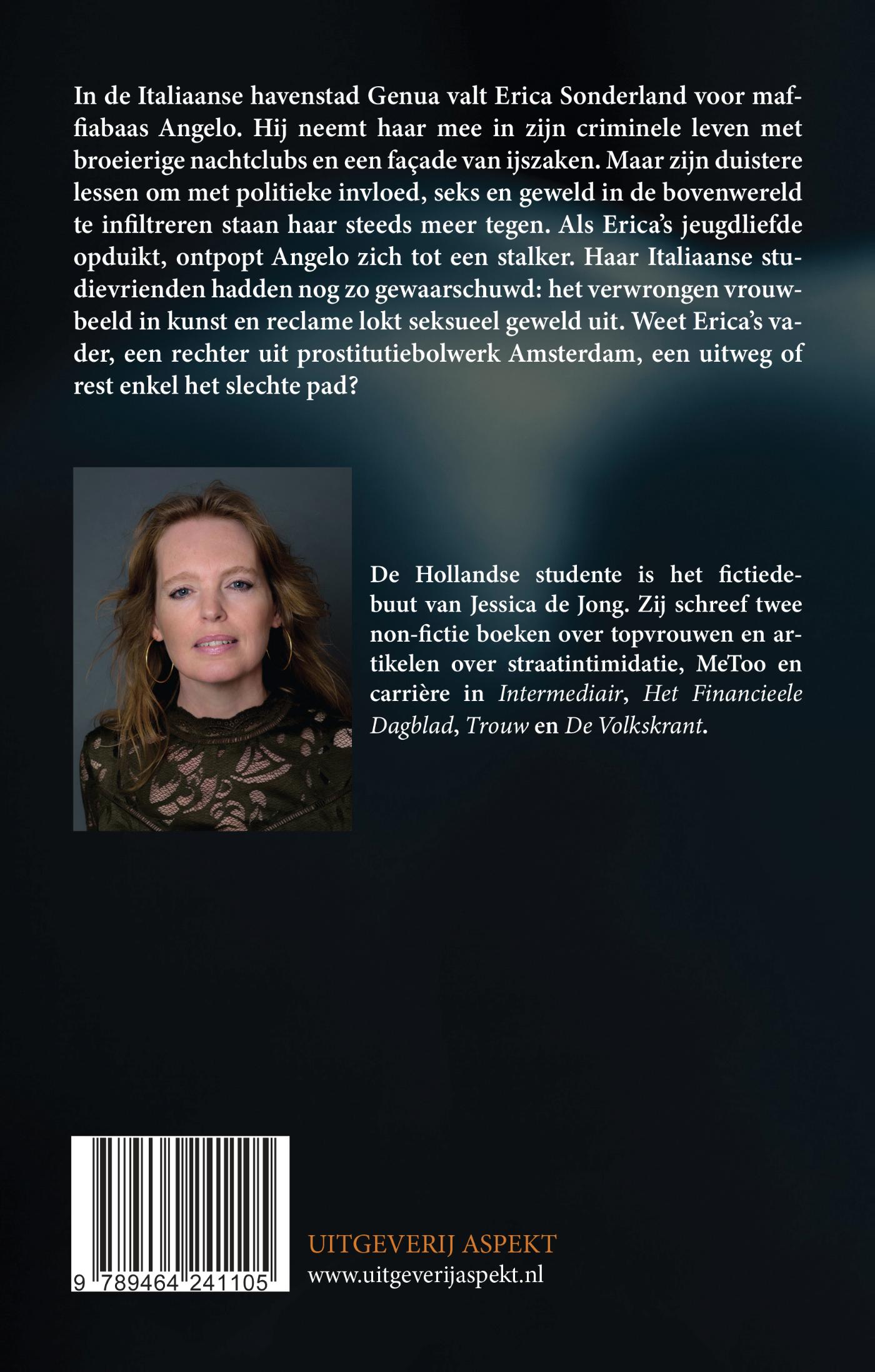 Achterkant van De Hollandse studente