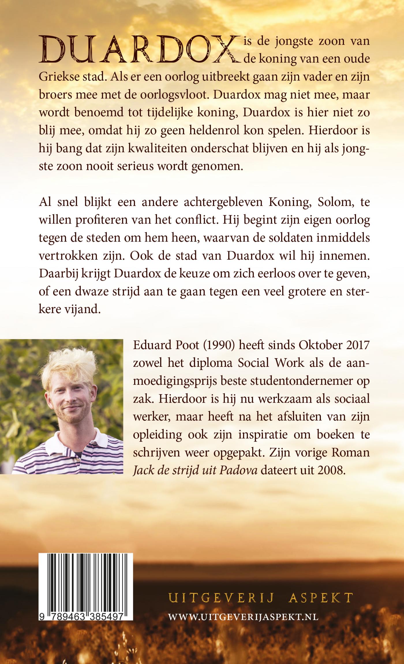 Achterkant van Koning Duardox