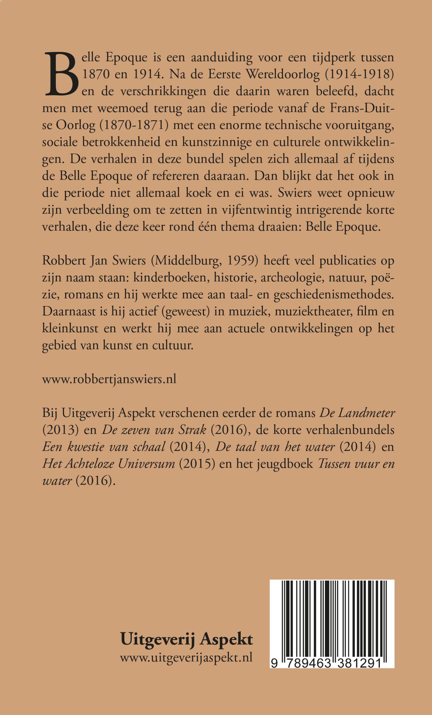 Achterkant van Belle Epoque