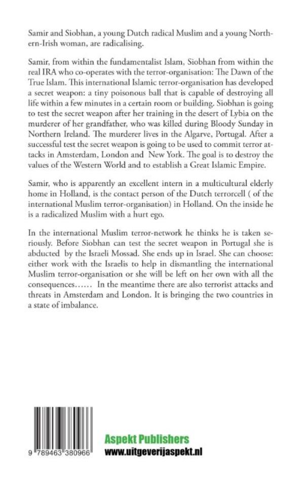 Achterkant van Terror-organisation