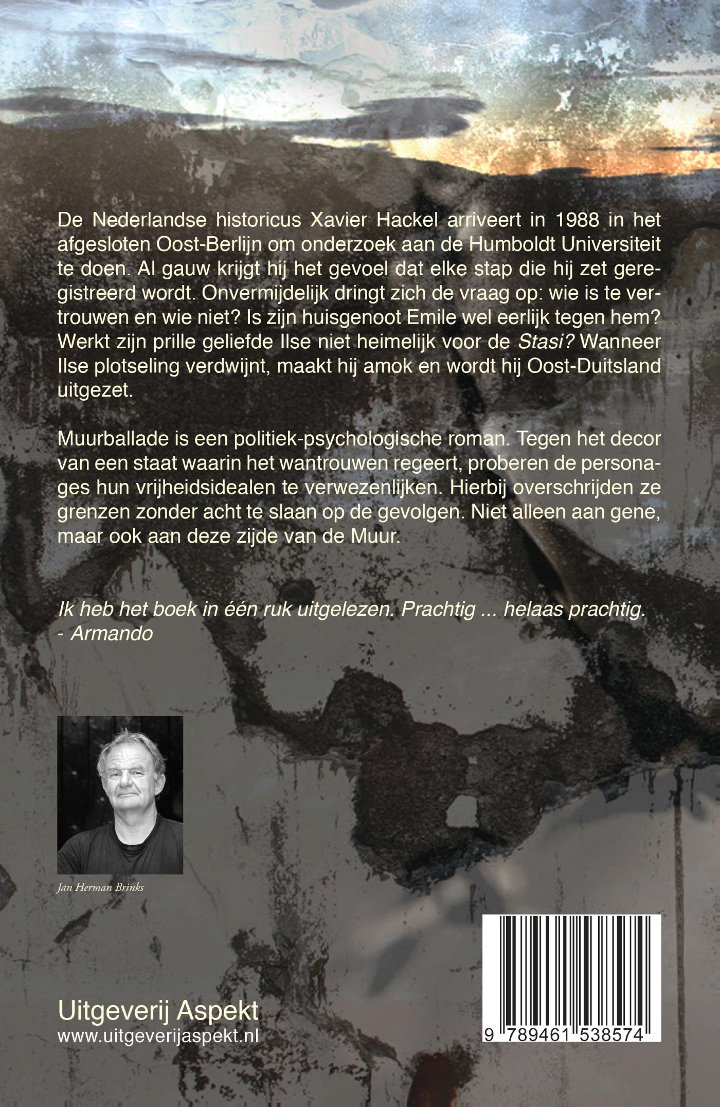 Achterkant van Muurballade