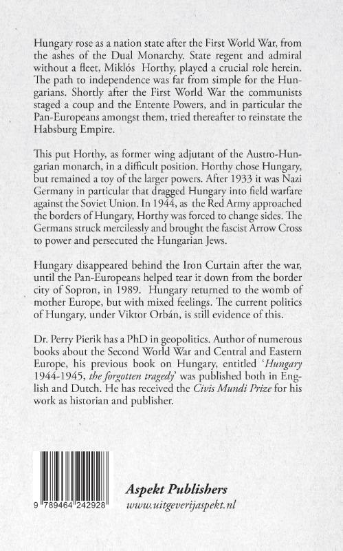 Achterkant van Horthy and the battle for the Hungarian nation state