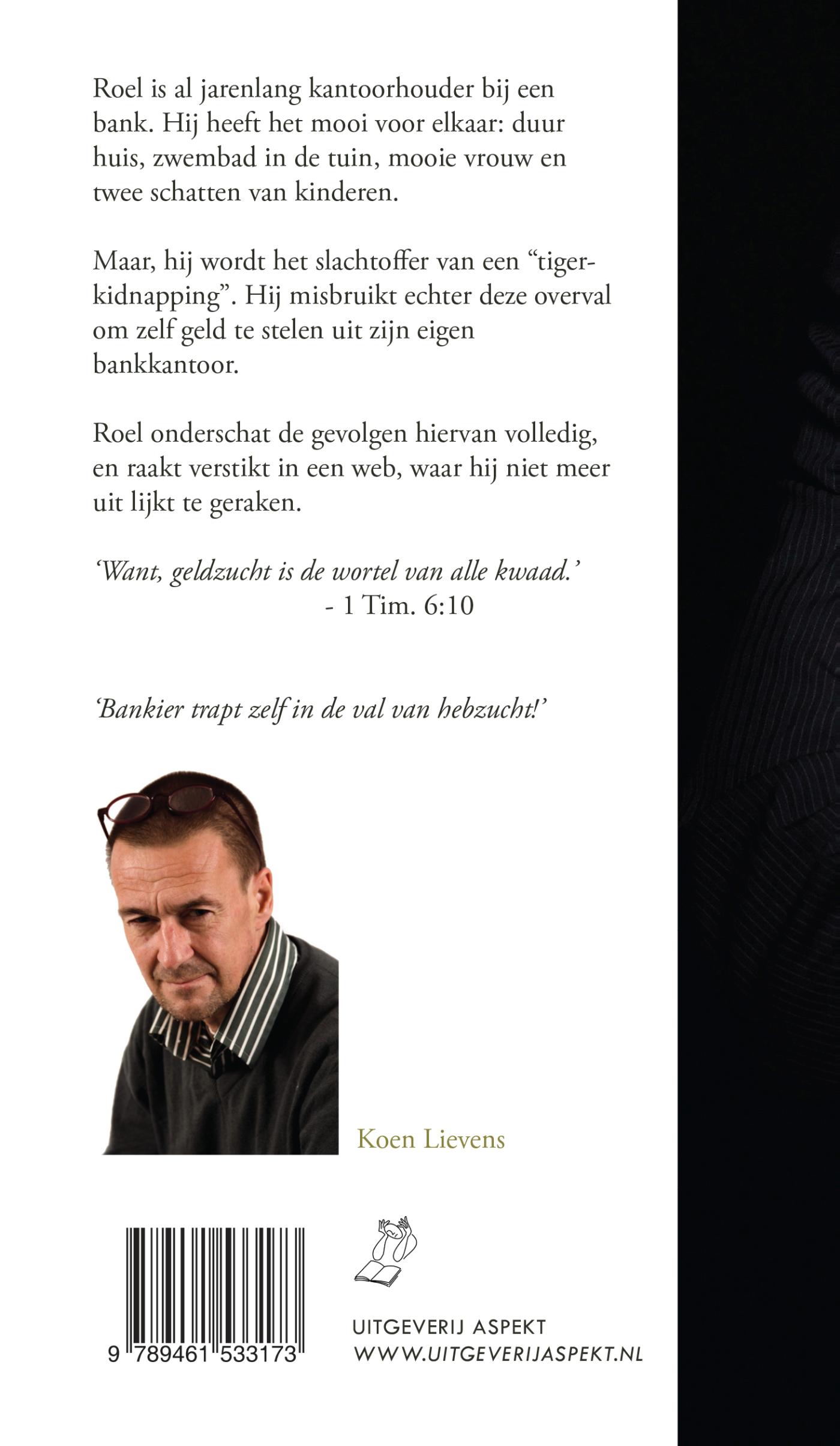 Achterkant van In de ban van de bank