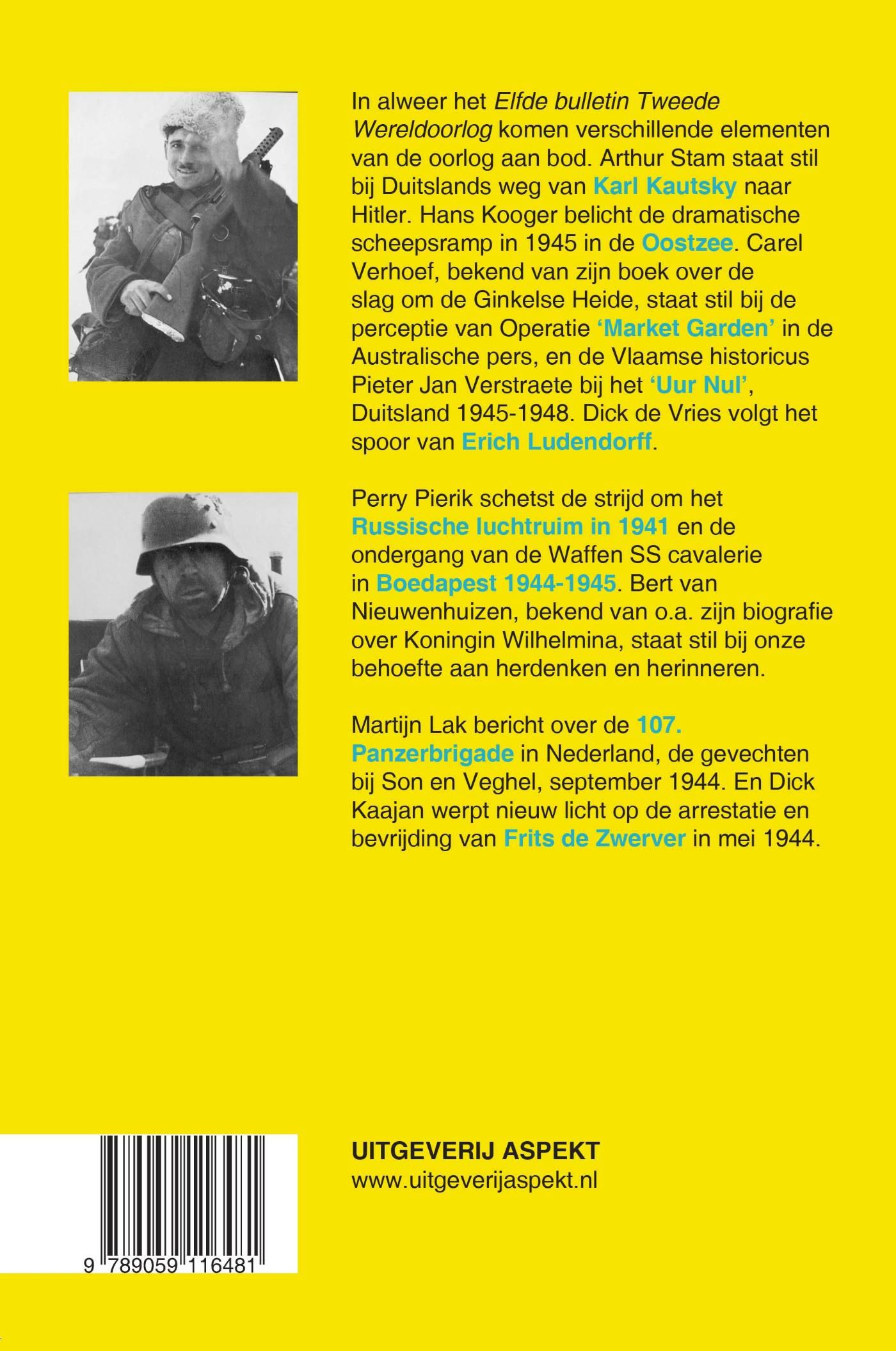 Achterkant van Elfde Bulletin
