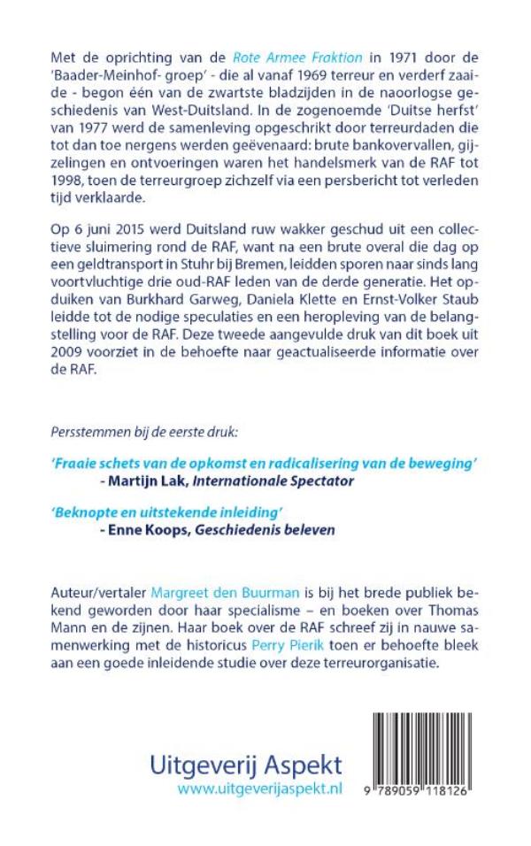 Achterkant van Duitse herfst het spook van de RAF