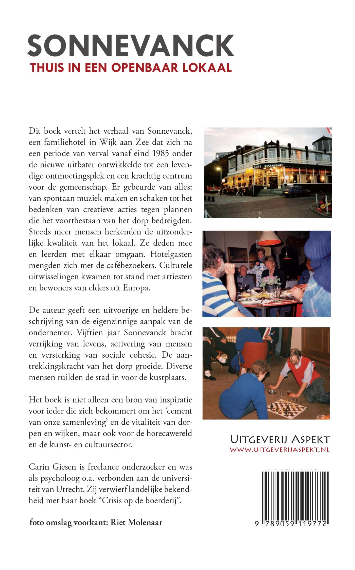Achterkant van Sonnevanck