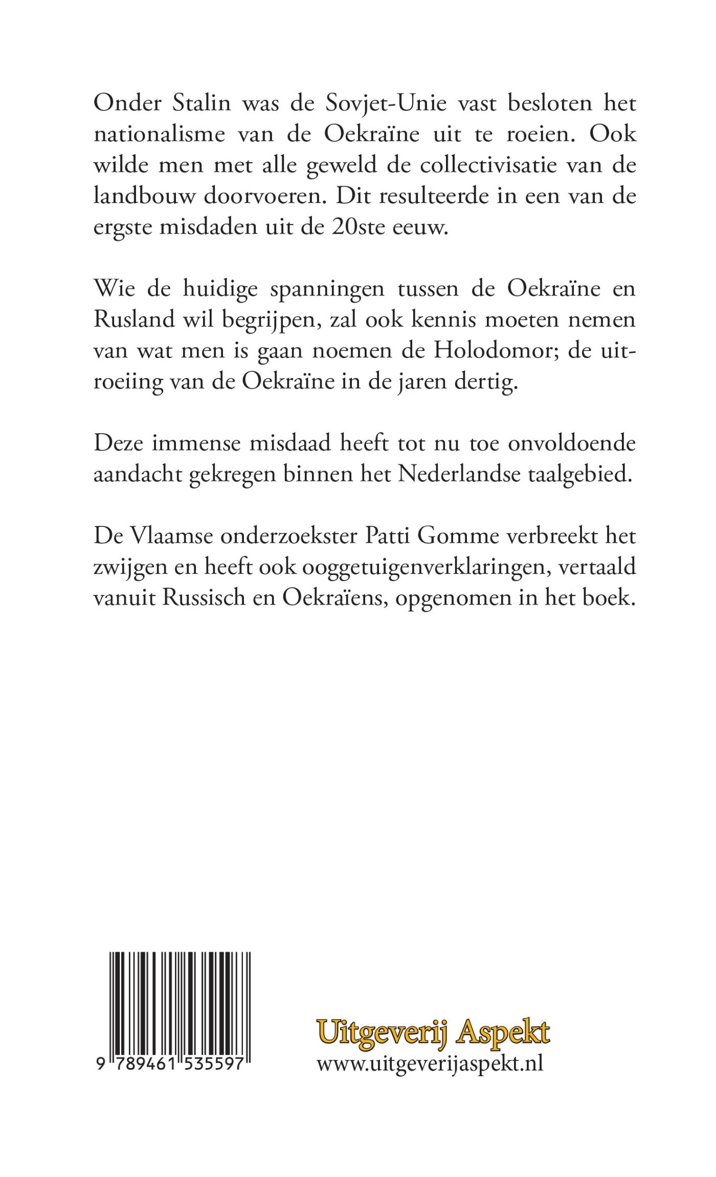 Achterkant van Holodomor