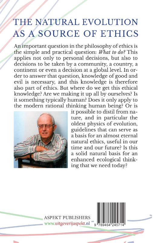 Achterkant van The natural evolution as a source of ethics