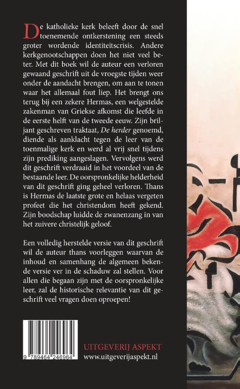 Achterkant van Terugkeer van de Herder van Hermas