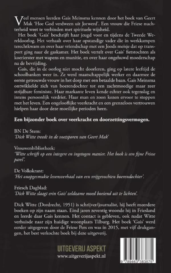 Achterkant van Gais
