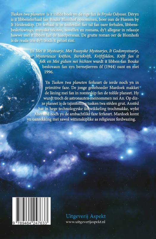 Achterkant van Tusken twa planeten