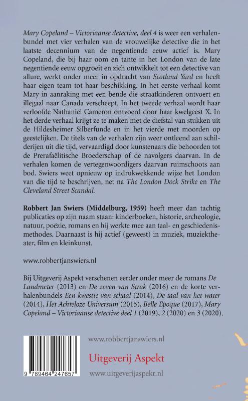 Achterkant van Mary Copeland