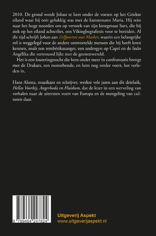 Achterkant van Zelfportret met masker