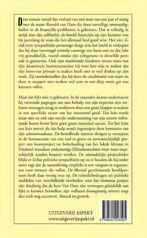 Achterkant van Een passie voor geld