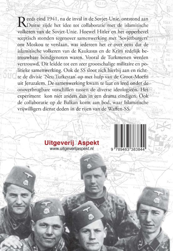 Achterkant van 'Neu Turkestan' aan het front