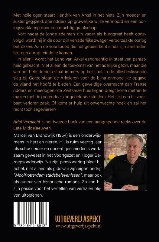 Achterkant van Adel verplicht