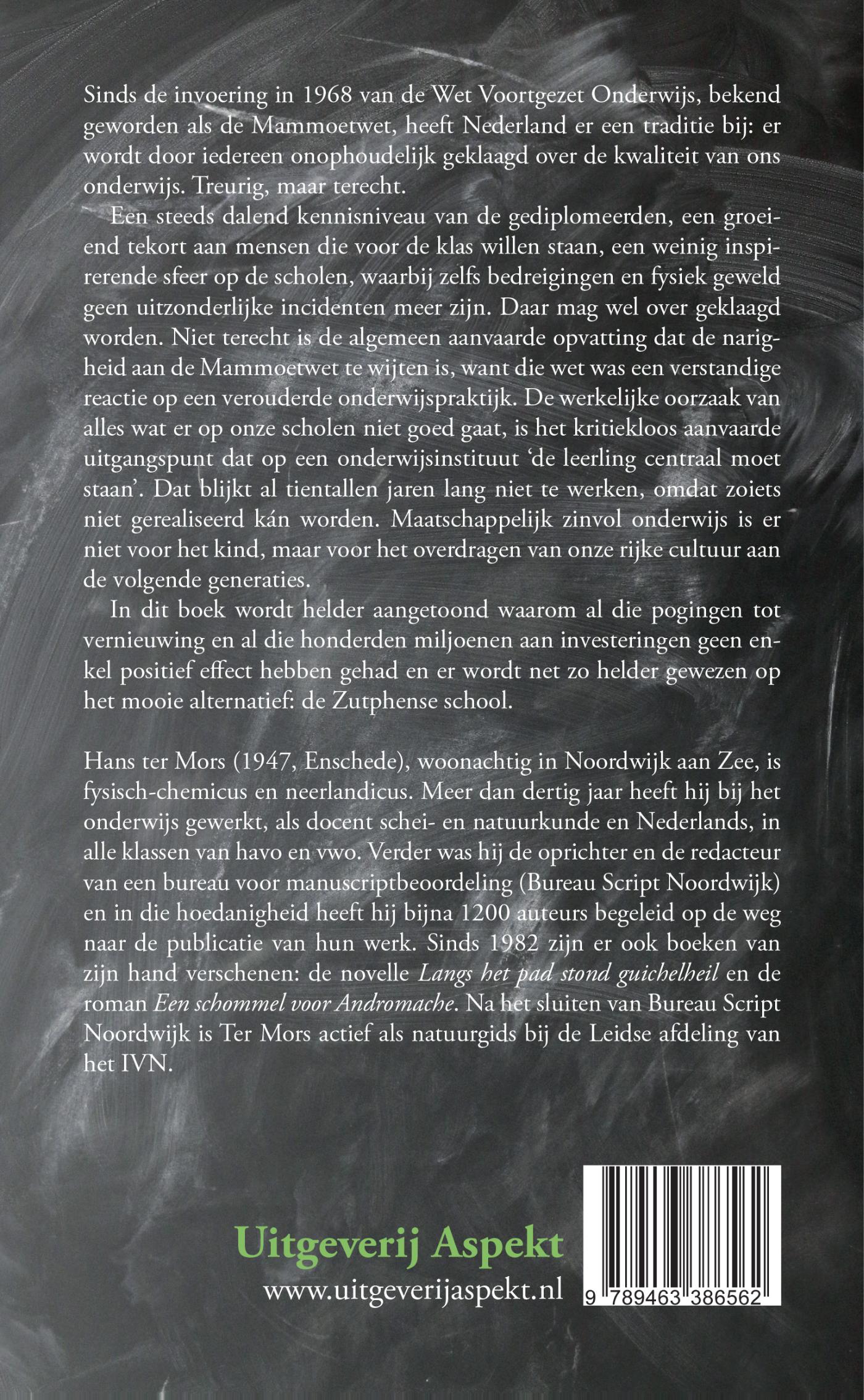 Achterkant van Meneer Groeneveld en het onderwijsmoeras
