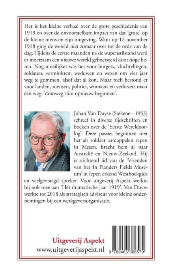 Achterkant van 1919, een jaar van (on)vrede