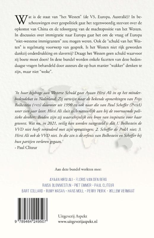 Achterkant van Westerse Schuld