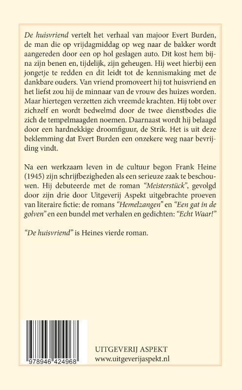 Achterkant van De huisvriend
