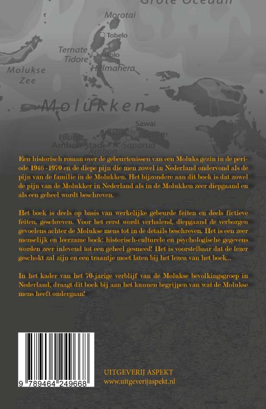 Achterkant van Hati Sakit