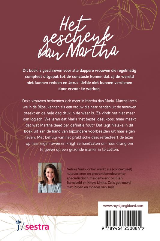 Achterkant van Het geschenk van Martha