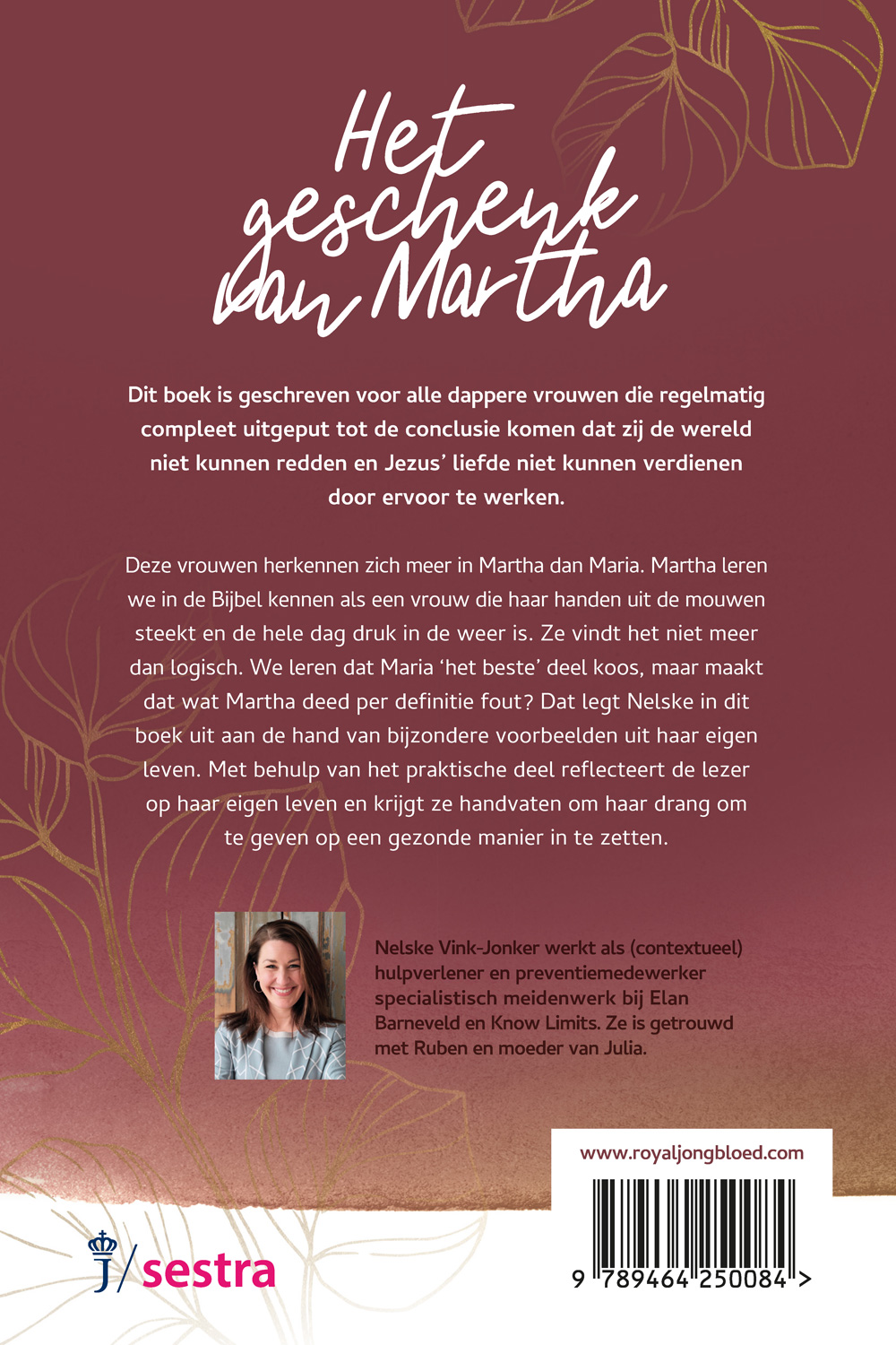 Achterkant van Het geschenk van Martha