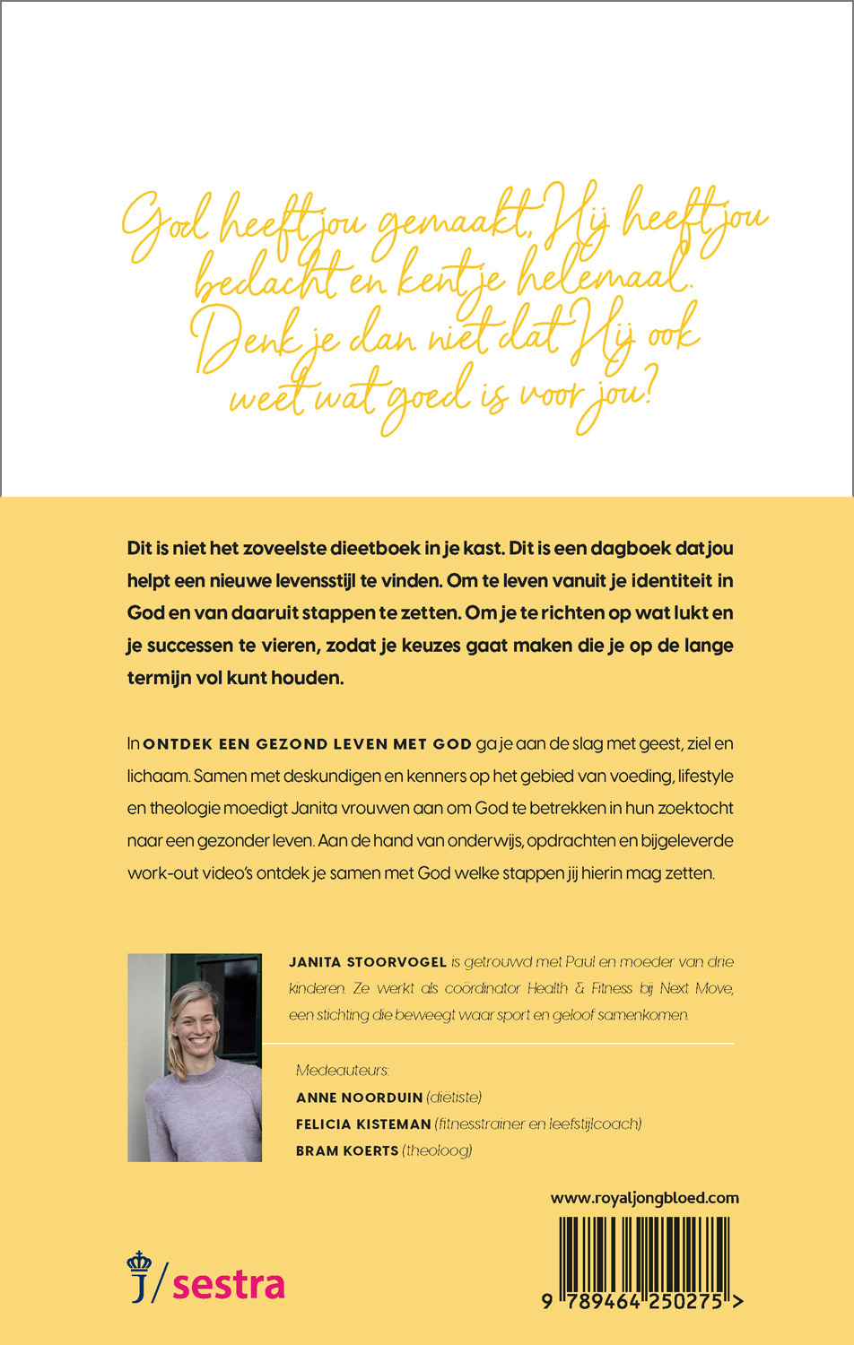 Achterkant van Ontdek een gezond leven met God
