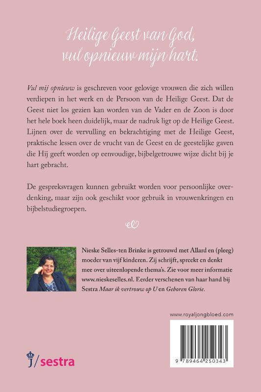 Achterkant van Vul mij opnieuw