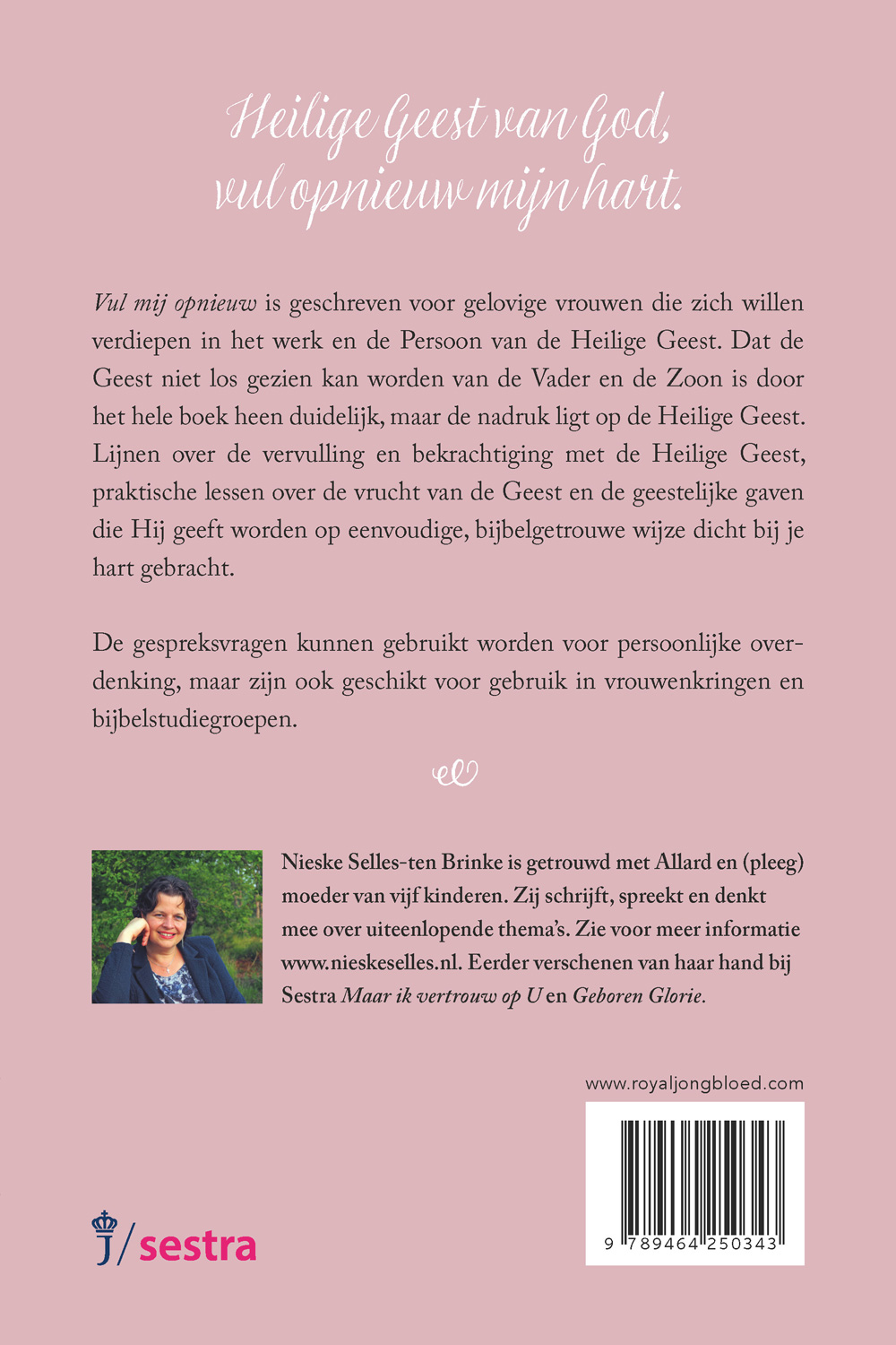 Achterkant van Vul mij opnieuw