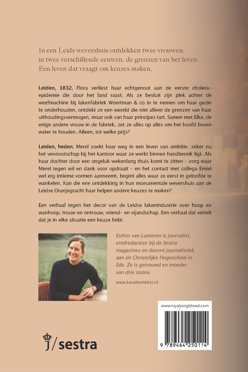 Achterkant van Door de wol geverfd