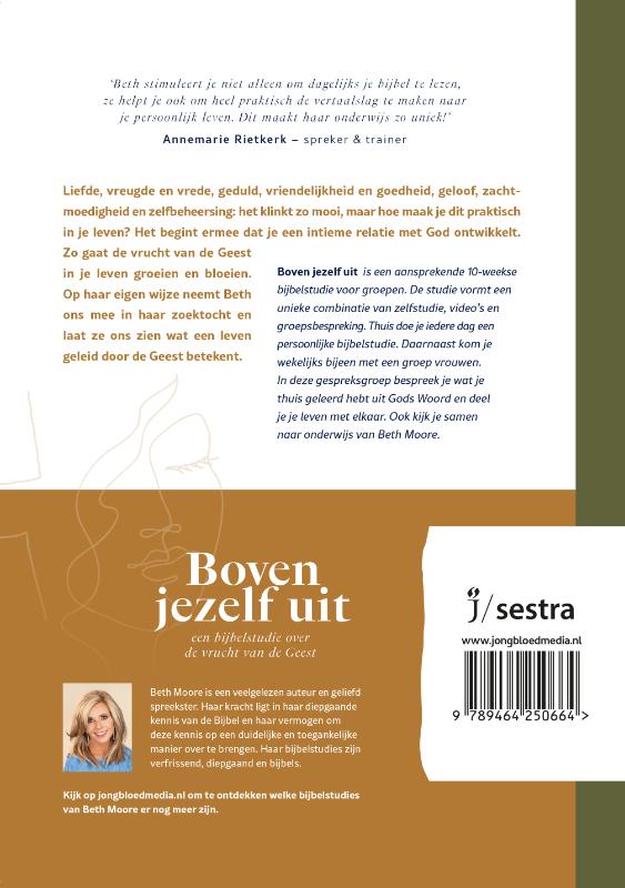 Achterkant van Boven jezelf uit