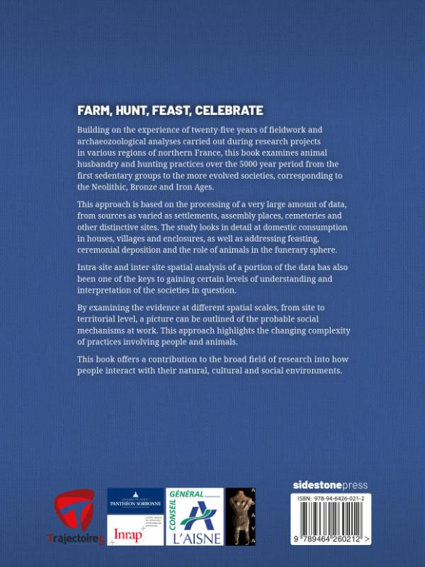 Achterkant van Farm, Hunt, Feast, Celebrate