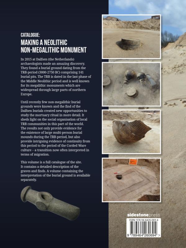 Achterkant van Making a Neolithic non-megalithic monument - Catalogue
