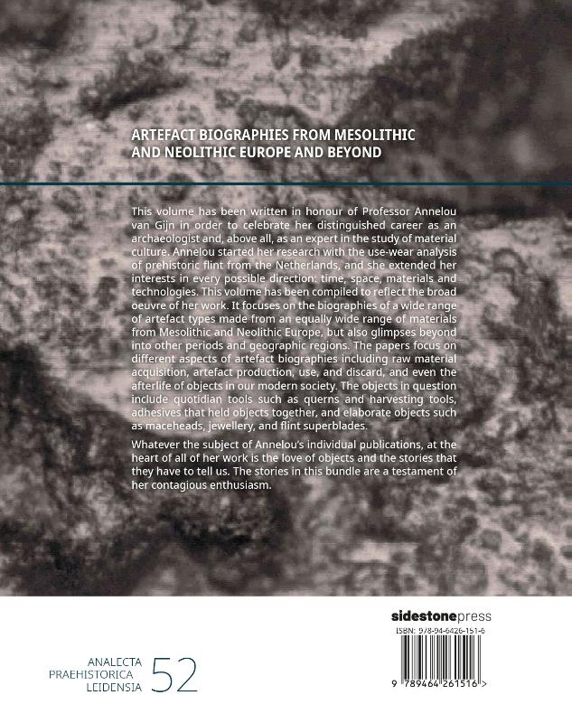 Achterkant van Artefact Biographies from Mesolithic and Neolithic Europe and Beyond