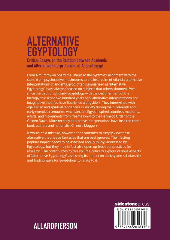 Achterkant van Alternative Egyptology