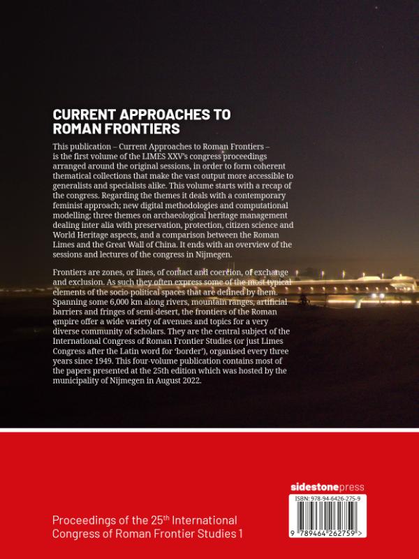 Achterkant van Current Approaches to Roman Frontiers