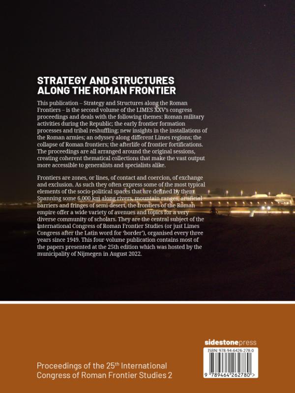 Achterkant van Strategy and Structures along the Roman Frontier